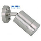 Philips Tuin Wand LED Lamp, Armatuur + led spot , Geborsteld RVS